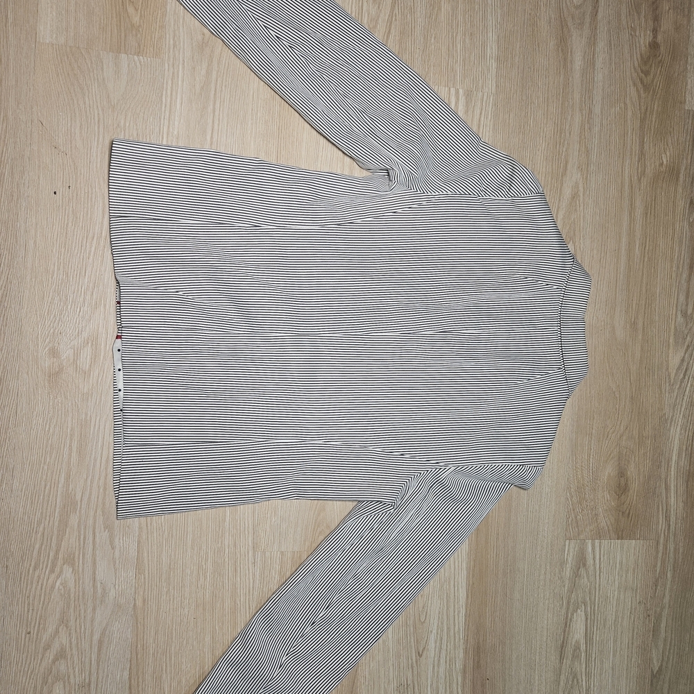 Talbots Stripped Seersucker Blazer Size 8 - Picture 6 of 6